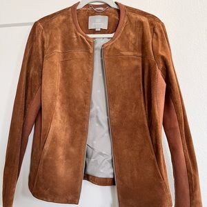 Brown suede jacket- never worn